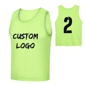 Custom Sports Mesh Pennies Basketball Football Scrimmage Training Vests Soccer Bibs
