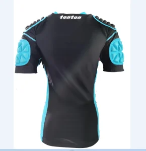 Custom Sports Safe Guard Padding Rugby Wear Spandex Compression Padded Shirts