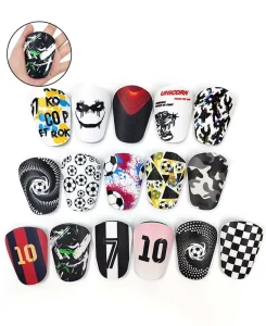 Custom Sublimation Shin Guards Blank for Football & Martial Arts Heat Press Ready UV Printing MOQ 2pcs OEM Accepted
