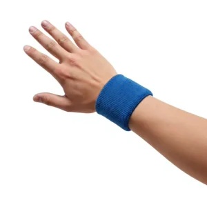 Custom Sweat Absorbing Breathable Knitted Polyester Wrist Guards