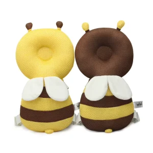 Custom Toddler Baby Head Protector Soft Plush Toy Safety Pad Anti Fall Back Support Angel Bee Cartoon Animal Shape Security