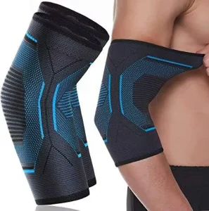 Custom Volleyball Work Out Elbow Sleeve Elastic Weightlifting Elbow Sleeves Gym Compression Elbow Sleeve