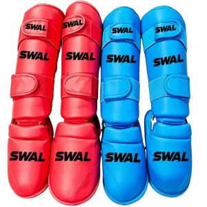 Custom WKF Approved Comfortable Lightweight Karate Instep Shin Guard For Unisex Martial Art Training Gear