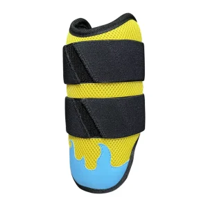 Custom Youth Sport Protective Forearm Pad PU Leather Plastic Hard Baseball Elbow Shield Guard with Adjustable Strap