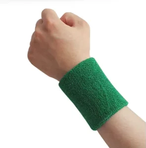 Custom logo Absorbent Breathable Sweatbands Towel Bracelet Wrist Sweat Band Fitness Dance Basketball Sport Wristband