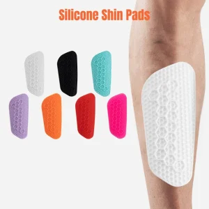 Customizable Adult Kids Soccer Silicone Shin Pads Adjustable Mini Football Guard Protection Sublimation Sport Safety