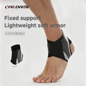 Customizable & Ankle Brace Reusable with Adjustable Straps for Foot Pain Relief & Ankle Support