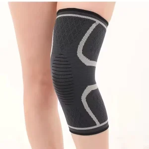 Customizable Anti-Slip Breathable Nylon Knee Pads Fitness Safety Protector Sleeve for Outdoor Badminton Enhanced Comfort Grip