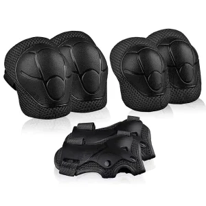 Customizable Children’s Hard Shell Thick Sponge Knee & Elbow Protection Gear Sets for Bicycle Roller Skating Skateboard Crawling