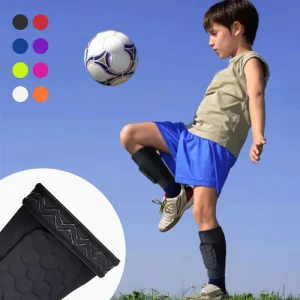 Customizable Factory EVA Foam Soccer Shin Pad Non Slip Calf Protector Sleeve Breathable Leg Guards for Kids Youth Youth Man