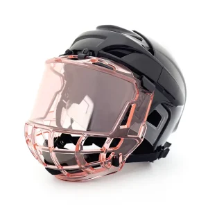 Customizable Full Face Protector Anti Fog & Anti Scratch Ice Hockey Cage Offers Protection Bumps Scuffs