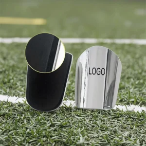 Customizable Gold Silver Colors Shin Pads for Adults and Teens Mini Soccer Shin Guards for Kids Plastic Protection