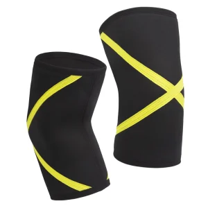 Customizable LOGO 7mm Nylon Knee Pad Neoprene Fitness Weightlifting Compression Leggings Squat Support Gear