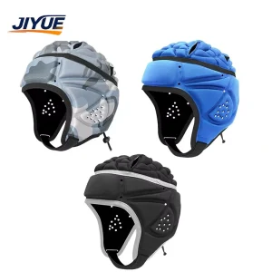 Customizable Leather Soft Shell Rugby Head Protector Professional Football Scrum Cap Comfortable Lightweight