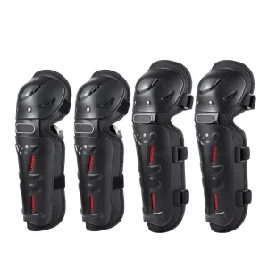 Customizable Lightweight Breathable Flexible Professional Protection Motorcycle & Cycling Elbow & Knee Protectors