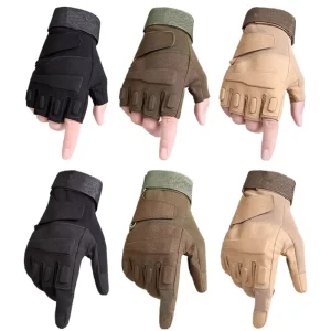 Customizable Outdoor Outdoor Gloves Waterproof Half Finger Full Finger for Cycling Shooting Sports