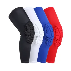 Customizable Size Plus Size Soft Breathable Unisex Knee Sleeve Anti Slip Honeycomb Compression EVA Padded