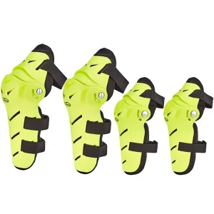 Customizable Sports Motorcycle Protective Gear with Adjustable Knee Shin Protection for Scooter Riding Motorcycling