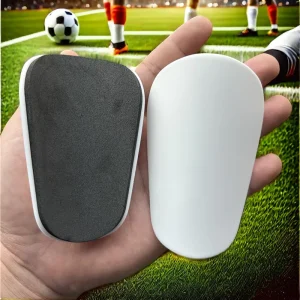 Customized 10*6cm Polyester Shin Guards Adults Custom Multi Color Logo Stabilizer Mini Shin Pads Football Custom Protection