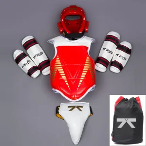 Customized 5-Piece Taekwondo Sports Safety Gear Helmet Chest Elbow Leg Guard Protective Equipment