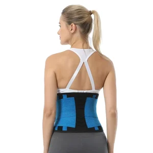 Customized Adjustable Back Brace Lower Back Pain Relief Breathable Back Support Belt for Men