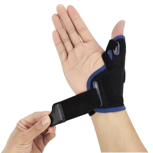 Customized Adjustable Compression Nylon Lace-up Thumb Wrist Support Strap Pain Relief Sports Work Typing Summer Flexible
