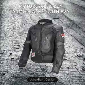Customized Adjustable Light Weight Motorcycle Sports Protective Gear Set with EVA Back Protector and Body Armor
