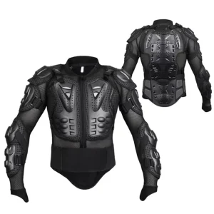 Customized Adjustable Lightweight Motorcycle Sports Protective Gear Set with EVA Back Protector and Body Armor Riding Jacket