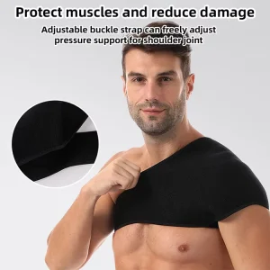 Customized Adjustable Wide Support Brace and Arm Sling for Pain Relief Non-Slip Rotator Cuff Fitness Protection Arm Sleeve