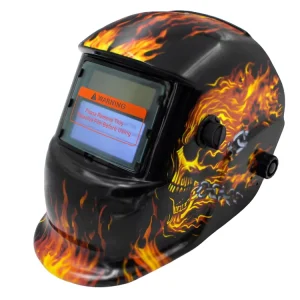 Customized Auto Darkening Welding Helmet Full View Fast Response 1 15000s Switch Time 92x42mm View Area PP Material Headband