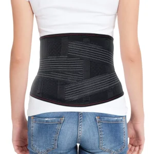 Customized Breathable Waist Back Brace Lumbar Support Belt CE Certified for Back Pain Relief and Protection
