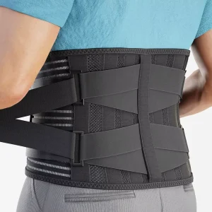 Customized Breathable Waist Back Brace Lumbar Support Belt CE Certified for Back Pain Relief and Protection