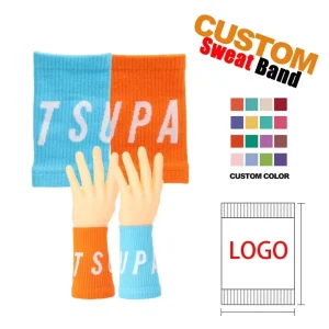 Customized Carpal Tunnel Guard Wrist Brace Knitting Cotton Wrist Support Weave Custom Sweat Wristbands