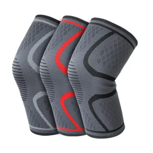 Customized Compression Knitted Breathable Neoprene Knee Protectors Suitable for Sports Knee Protection