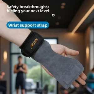 Customized Cowhide Anti-Slip Wear-Resistant Wrist Guard and Weight Lifting Grip