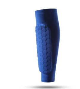 Customized Fitness Safety Outdoor Sports Compression Calf Sleeves Breathable Honeycomb Anti-Collision Football Protective Gear