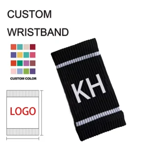 Customized High quality Elastic Wristbands Personalized Design Low Minimum Order Quantity for Sports and Fitness
