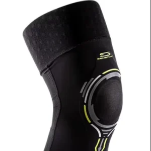 Customized Knee Protector Sports Knee Guard Support Sleeve Hook Loop Closure for Running Polyester Spandex