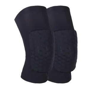 Customized Logo Dance Wrestling Sports Protective Gear Non Slip Elastic Anti bump Honeycomb Knee Support Pads