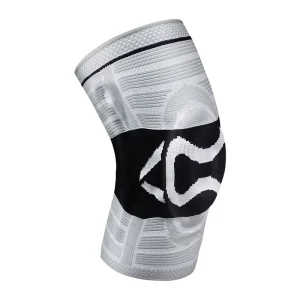 Customized Logo Non-Slip Nylon Knitted Knee Sleeve Compression Support Brace