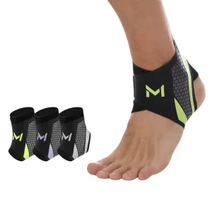 Customized Logo Nylon Ankle Support Ankle Open Heel Brace Straps Compression Football Running Ankle Support