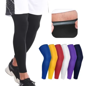 Customized Logo Sport Basketball Football Volleyball Compression Sleeve for Leg Knee Support Brace Pads