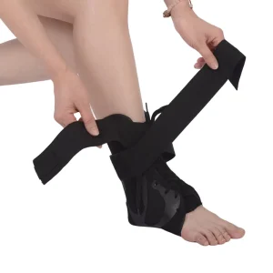 Customized Medical Ankle Sprain Support Splint Breathable Lace Up Ankle Foot Orthosis Brace for Ankle Health Physical Therapy