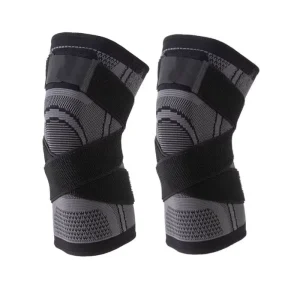 Customized Nylon Anti collision Elastic Knee Pads Breathable Knee Pads Brace Exercise Training Gym Safe Knee Pads