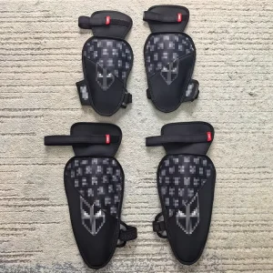 Customized Summer Breathable Lightweight CE1 Level EN 14404 Certification Motorcycle Riding Knee Pads and Elbow Pads