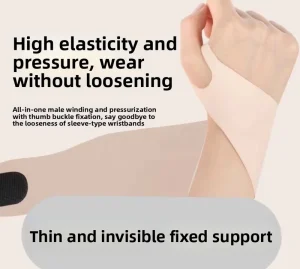 Customized Wrist Guard with Dual Pressure Support and Tendon Sheath Protection for Carpal Tunnel and Wrist Strain Relief