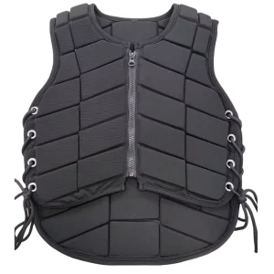 Customized logo Unisex Adult and Kid Horse Riding Vest Safety Horse Protective Body Protector Zipper Waistcoat