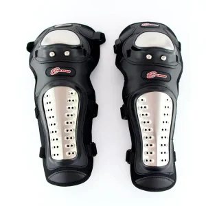 Cyclegear CG K01H01 Stainless Steel Motorcycle Accessories Sport Knee Elbow Guards Protective Knee Protector