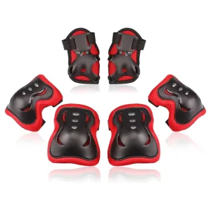 Cycling Bike Skateboard Scooter Riding Sports Kids Youth Knee Pad Elbow Pads Guards Protective Gear Set