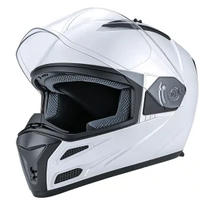 DOT Approved ABS Casco Moto Removable Liner Full Face Motorcycle Helmet Dual Visor Street Bike Racing Helmet
